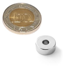 Neodímium gyűrű mágnes D 10xd4,3x4