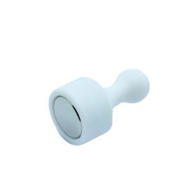 Neodímium tábla mágnes /  Bábú D12x20 Fehér, iroda mágnes, színes