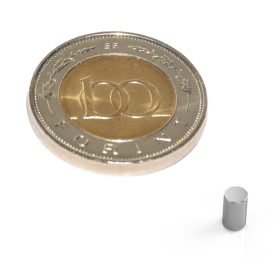 Neodímium korong mágnes D 2x3