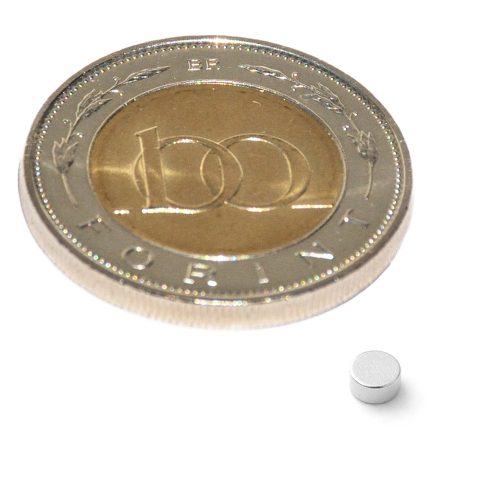 Neodímium korong mágnes D 3x1,5