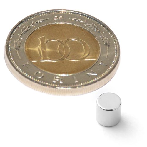 Neodímium korong mágnes D 5x5