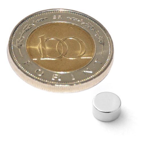 Neodímium korong mágnes D 6x3