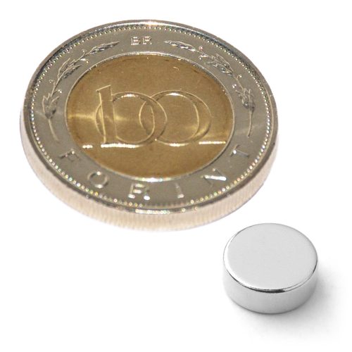 Neodímium korong mágnes D 8X3