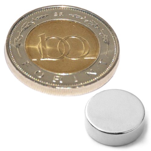 Neodímium korong mágnes D 12X3
