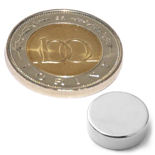 Neodímium korong mágnes D 12X4 