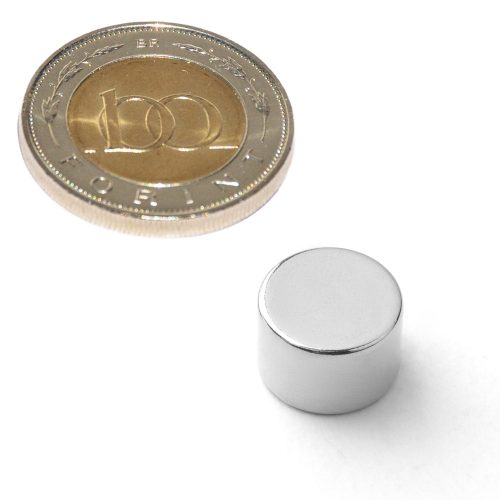 Neodímium korong mágnes D 12x8