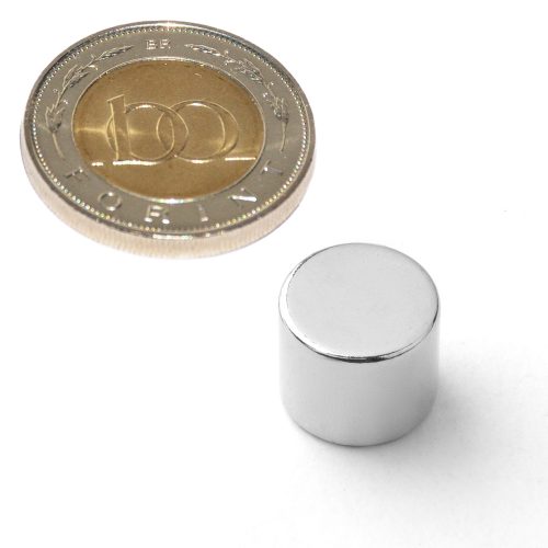 Neodímium korong mágnes D 12x10