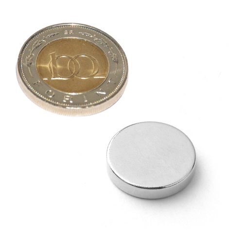 Neodímium korong mágnes D 20x3