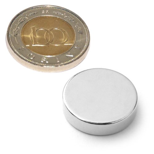 Neodímium korong mágnes D 20X5 