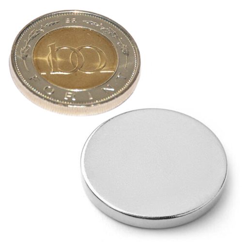 Neodímium korong mágnes D 25x2,5