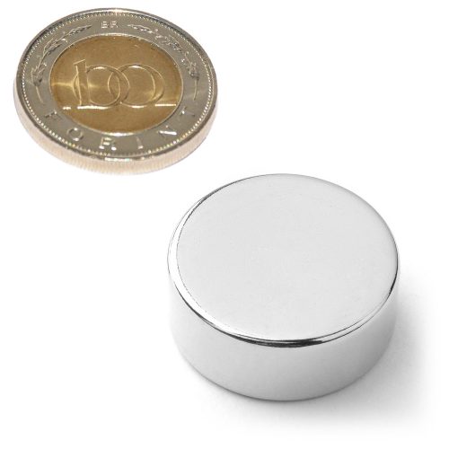 Neodímium korong mágnes D 25X10
