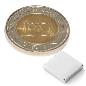 Neodímium hasáb mágnes 10X10X2