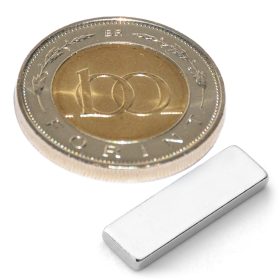 Neodímium hasáb mágnes 20X6X2