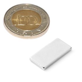 Neodímium hasáb mágnes 20x10x2