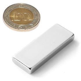 Neodímium hasáb mágnes 40x15x5