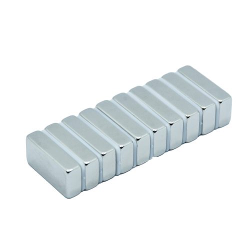 Neodímium hasáb mágnes 40x20X10