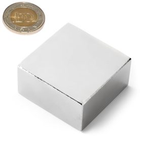 Neodímium hasáb mágnes 40x40x20