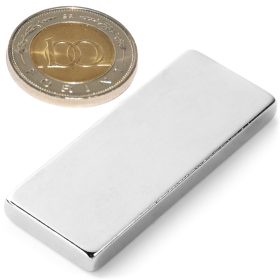 Neodímium hasáb mágnes 50x20x5