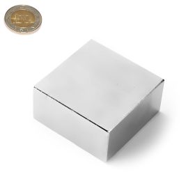 Neodímium hasáb mágnes 50x50x25