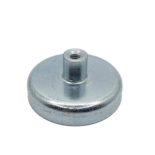 POTMAGNET ferrit D32X7 d8X8 M4 Menetes csappal, rögzítő mágnes