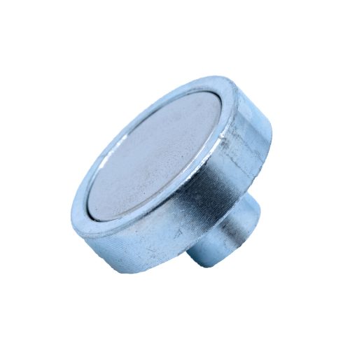 POTMAGNET neodímium D16X4,5  d8X7 M4 Menetes csappal, neodimium mágnes, mágnes