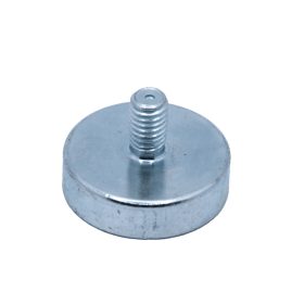 POTMAGNET neodímium D25x7 M6x10 Menetes szárral, neodimium mágnes, mágnes