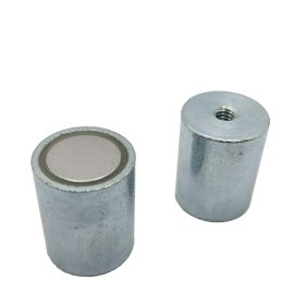 POTMAGNET neodímium  D8x6 M3, rögzítő mágnes, neodímium mágnes