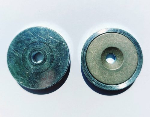 POTMAGNET szamárium-kobalt D32x7  d5,5/11 süllyesztett furattal