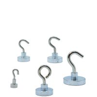 Neodímium rögzítőmágnes kampóval / szemmel