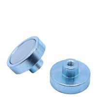 Neodímium rögzítőmágnes menetes csappal