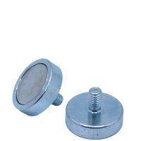 Neodímium rögzítőmágnes menetes szárral